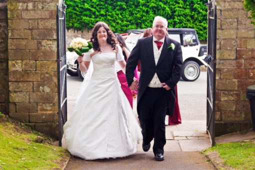 Bride and Dad - 'Wedding Walk'